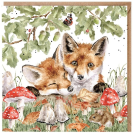 Wrendale Designs Card 'Under the Oak Tree'