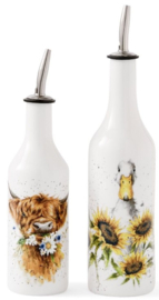 Wrendale Designs Cow and Duck Oil and Vinegar set