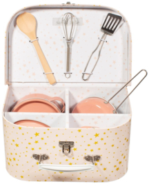 Sass & Belle Scattered Stars Play Cooking Set -metal-