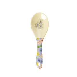 Rice Melamine Salad Spoon Flower Painting Print - 'YIPPIE YIPPIE YEAH'