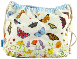 Emma Ball Drawstring Bag - Butterflies