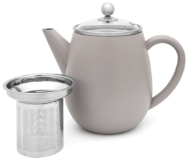 Bredemeijer Duet Eva 1,1 liter -Mat Betongrijs- inclusief theefilter-