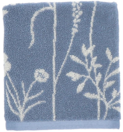 Bunzlau Kitchen Towel Wild Flowers Grey-Blue