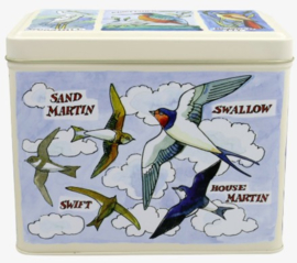 Emma Bridgewater Bird Families Large Rectangular Tin Caddy