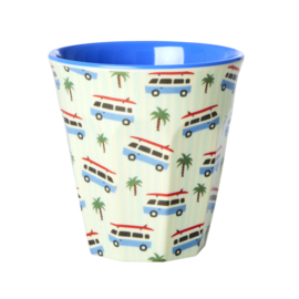 Rice Medium Melamine Cup - Car Print