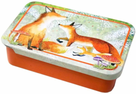 Emma Ball Mini Pocket Tin - Foxes