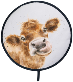 Wrendale Designs 'Mooo' Cow Hob Cover