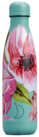 Chilly's Drink Bottle 500 ml Anemone Floral -mat met reliëf-