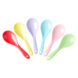 Rice Melamine Salad Spoon in 6 Assorted 'YIPPIE YIPPIE YEAH' Colors