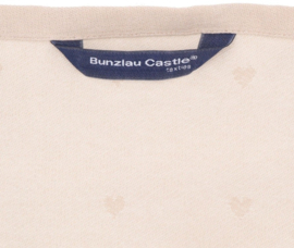 Bunzlau Tea Towel - Hearts Grey Sand