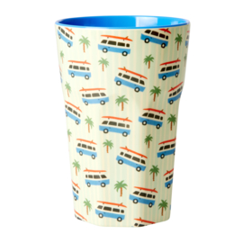 Rice Tall Melamine Cup - Car Print