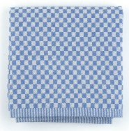 Bunzlau Tea Towel Small Check Royal Blue