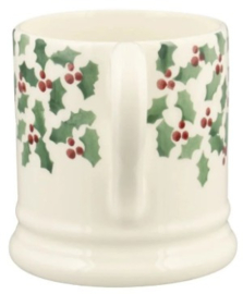 Emma Bridgewater - Tiny Scattered Holly - 1/2 Pint Mug
