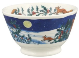 Emma Bridgewater - Winter Animals - Midnight Squirrel - Small Old Bowl