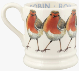 Emma Bridgewater Birds - Robin 1/2 Pint Mug *b-keuze*