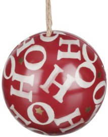 Emma Bridgewater Xmas Christmas Bauble - HoHoHo