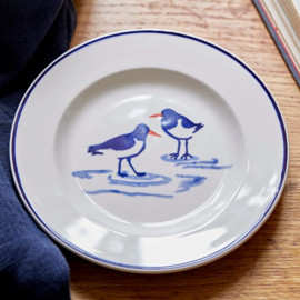 Emma Bridgewater Oyster Catchers 6 1/2 Inch Plate - spongeware