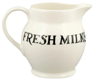 Emma Bridgewater Black Toast - Jersey Cream 1/2 Pint Jug *b-keuze*