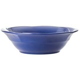 Rice Melamine Soup Bowl in Navy Blue