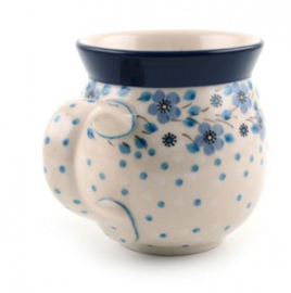 Bunzlau Farmers Mug 370 ml - Blue White Love