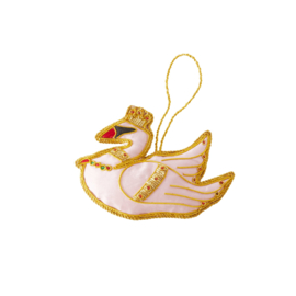 Rice Swan Ornament