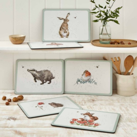 Wrendale Designs Placemats 'The Bee' - Set of 6 -small size-