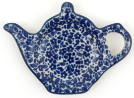 Bunzlau Teabag Dish Teapot Indigo