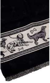 Bunzlau Kitchen Towel Dog Black