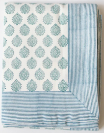 Rozablue Tafellaken - Little Lotus Green - 150 x 240 cm