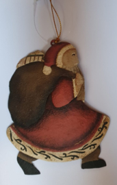 Meander Hanger Santa -metaal-