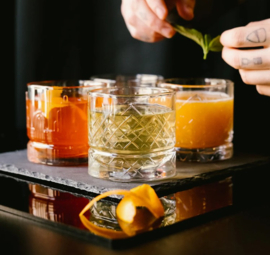 La Rochère Set van 4 Whiskey Glazen - Dandy