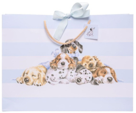Wrendale Designs Gift Bag - Large 'Little Paws' Dog