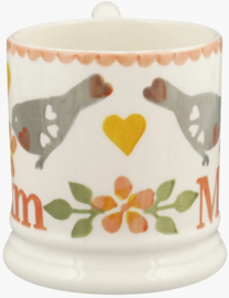 Emma Bridgewater Lovebirds Coral Mum - 1/2 Pint Mug *b-keuze*