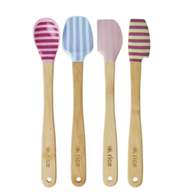 Rice Small Scrapers in Assorted Colors & Stripes -set of 4-