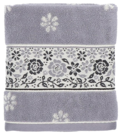 Bunzlau Kitchen Towel Belle Fleur Grey