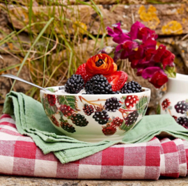 Emma Bridgewater Fruits - Blackberry French Bowl