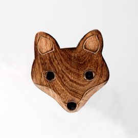 Sass & Belle Coasters -set of 6- Wooden Fox