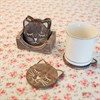 Sass & Belle Coasters -set of 6- Carved Cat