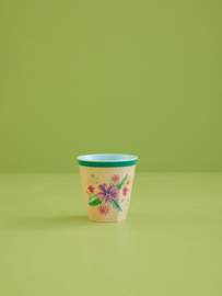 Rice Medium Melamine Cup - Arda Bloom Print