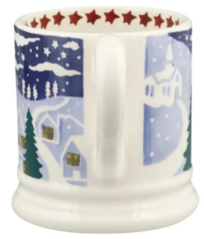 Emma Bridgewater - Christmas Icons - Winter Village - 1/2 Pint Mug