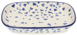 Bunzlau Tray Small 15 x 18,5 cm Hearts -Limited Edition-