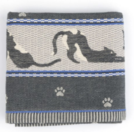 Bunzlau Tea Towel - Cats Black