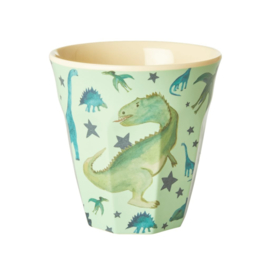 Rice Medium Melamine Cup with Dino Print