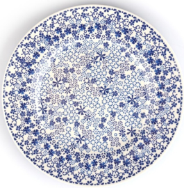 Bunzlau Castle Melamine Plate Indigo Lace Ø: 25 cm