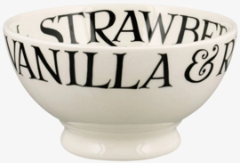 Emma Bridgewater Black Toast - Strawberries & Cream - French Bowl