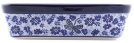 Bunzlau Oven Dish Rectangular 1880 ml Dragonfly 19 x 7 x 24 cm