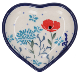 Bunzlau Teabag Dish Heart Flower Field -Limited Edition-