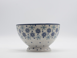 Bunzlau Bowl on Foot 630 ml Ø 14,5 cm Christmas Stars