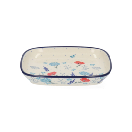 Bunzlau Tray Small 15 x 18,5 cm Flower Field -Limited Edition-