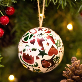 Emma Bridgewater Christmas Bauble - Celebration